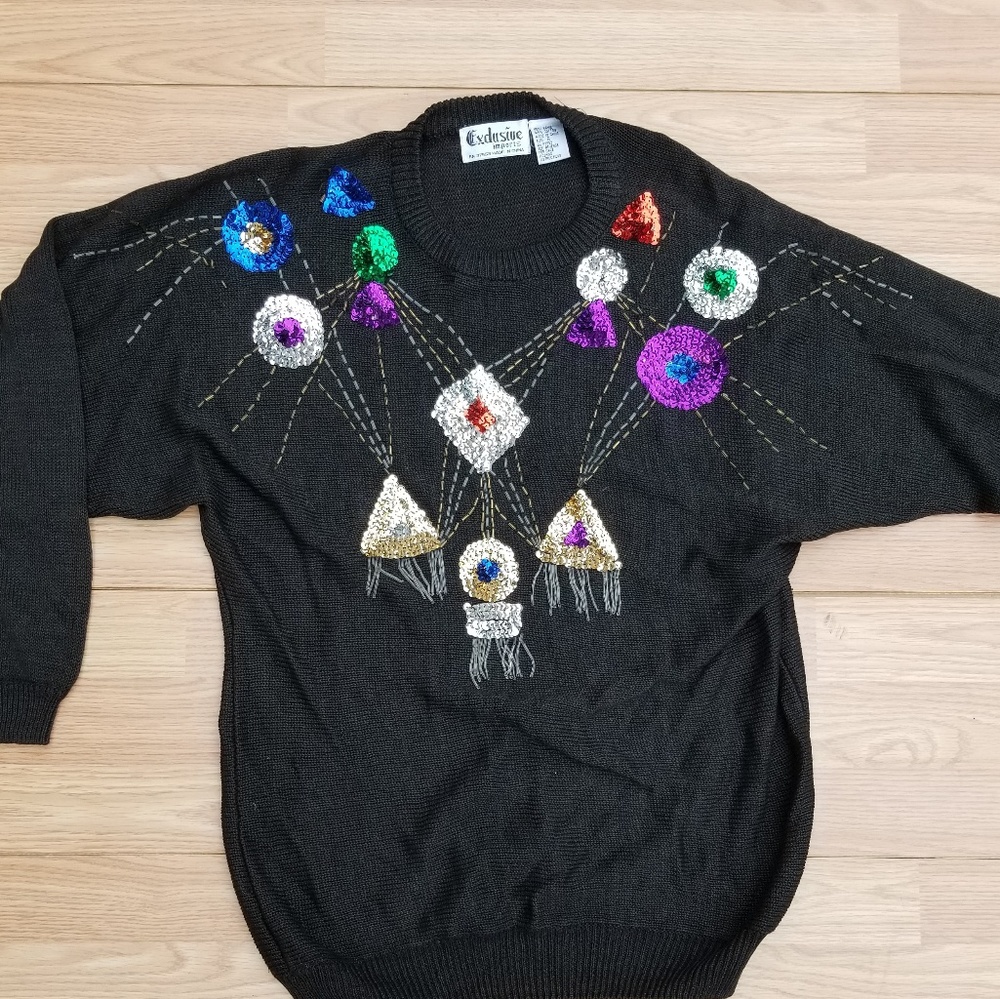 Vintage Embelished Sweater